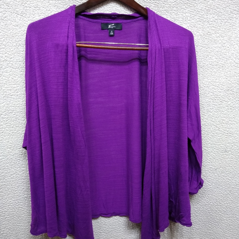 Gru purple shawl